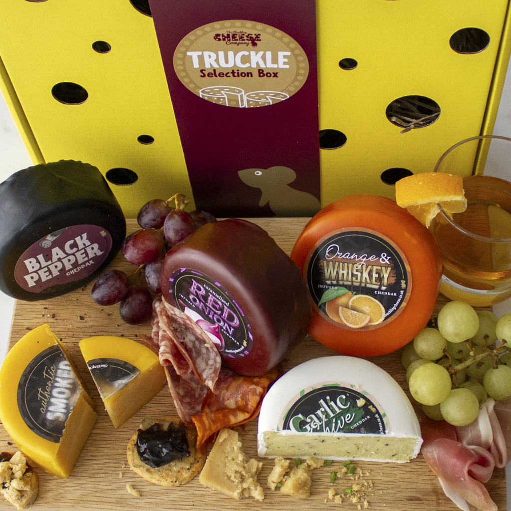 Waxed Cheese Truckle Gift Box