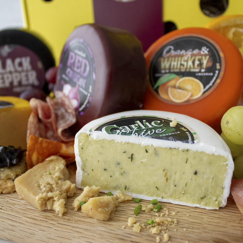 Waxed Cheese Truckle Gift Box