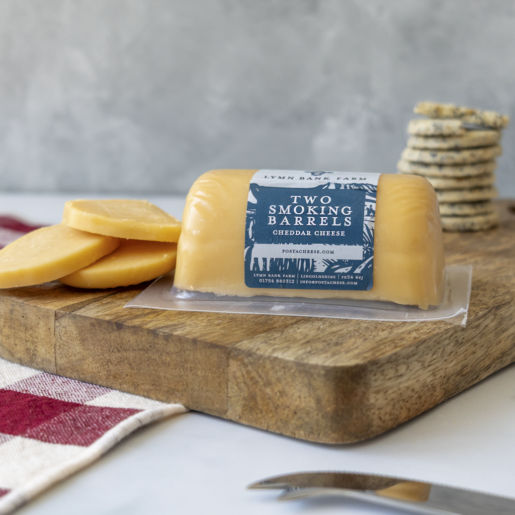 Two Smoking Barrels Cheddar Barrel