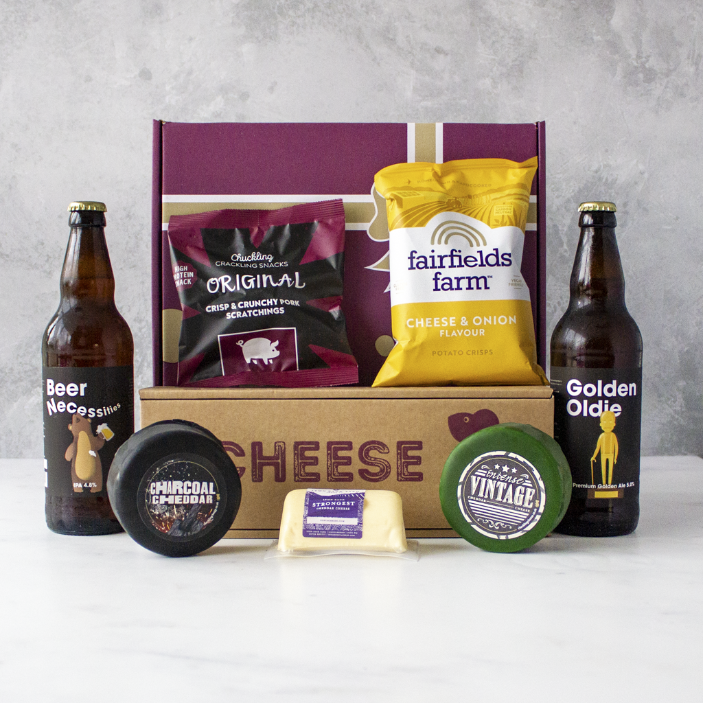 ‘You’re not old, You’re vintage’ - Beer & Cheese Gift Hamper