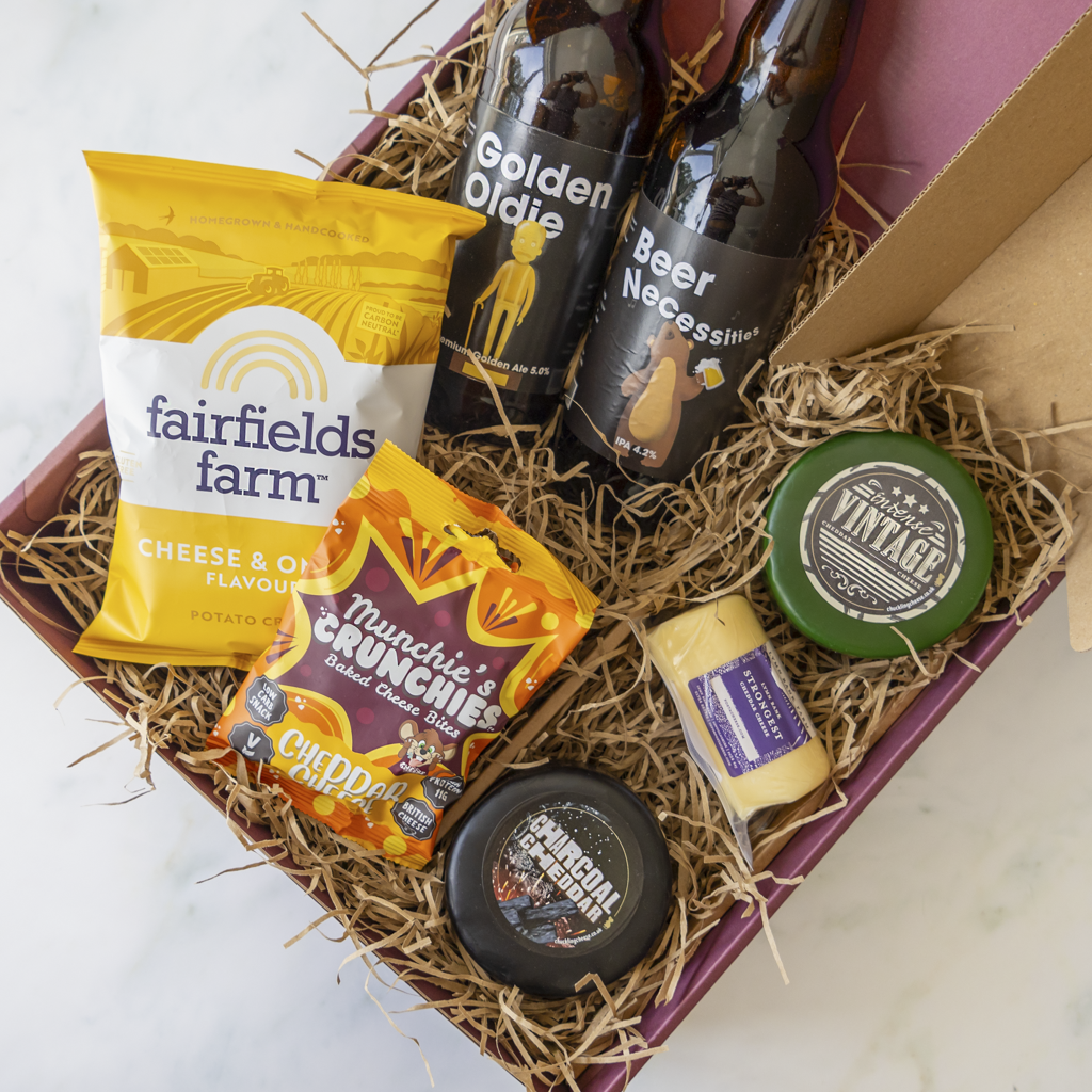 ‘You’re not old, You’re vintage’ - Beer & Cheese Gift Hamper