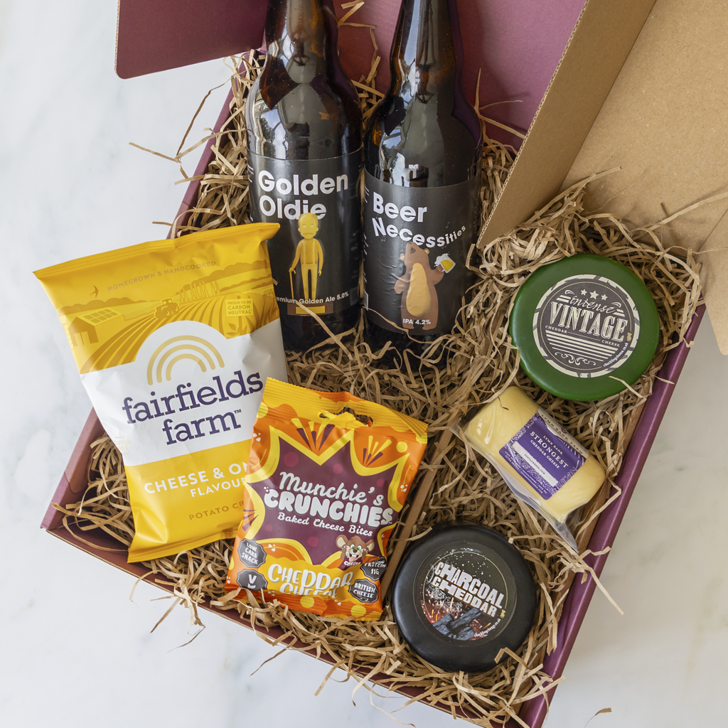 ‘You’re not old, You’re vintage’ - Beer & Cheese Gift Hamper