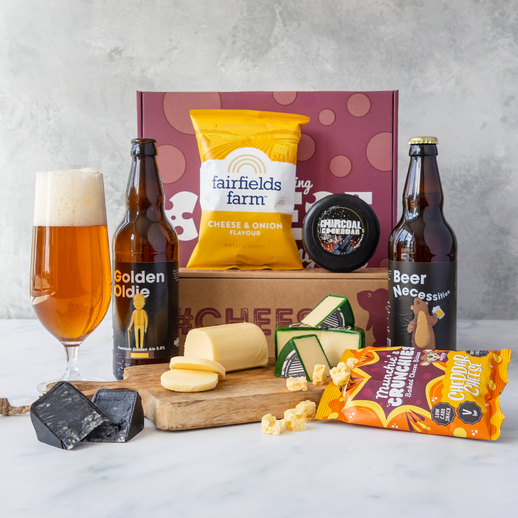 ‘You’re not old, You’re vintage’ - Beer & Cheese Gift Hamper