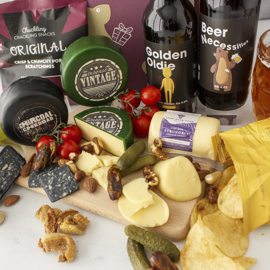‘You’re not old, You’re vintage’ - Beer & Cheese Gift Hamper