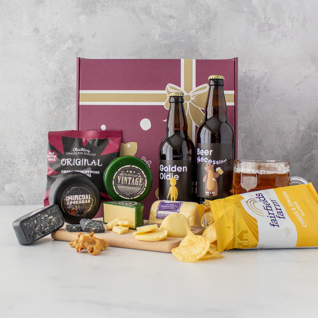 ‘You’re not old, You’re vintage’ - Beer & Cheese Gift Hamper