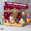 An image of a luxurious gin hamper, available from The Chuckling Cheese Company.