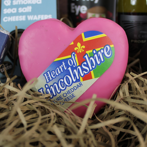 Close up of the Heart of Lincolnshire Mature Cheddar Truckle
