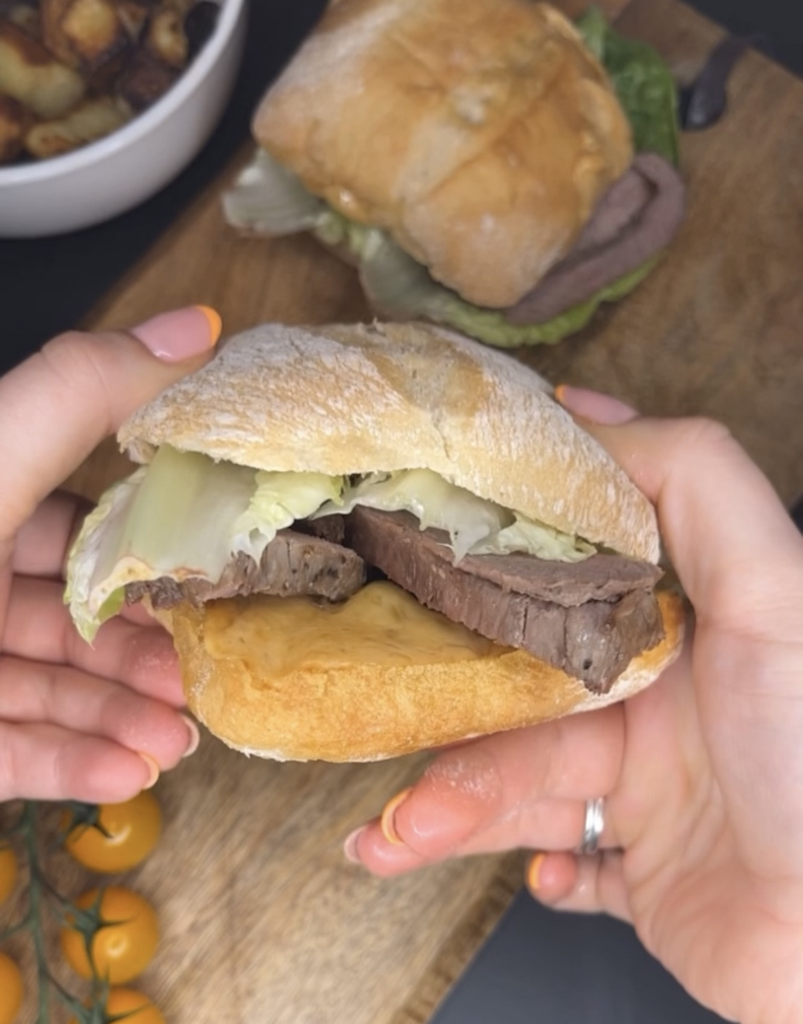 Beef and Beer Sandwich Recipe by The Chuckling Cheese Company using Brewers Cheddar