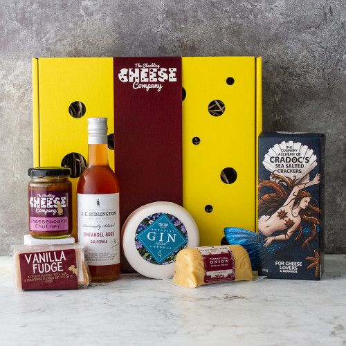 Mother’s Cheese & Wine Gift Box, Available now at the Chuckling Cheese Company