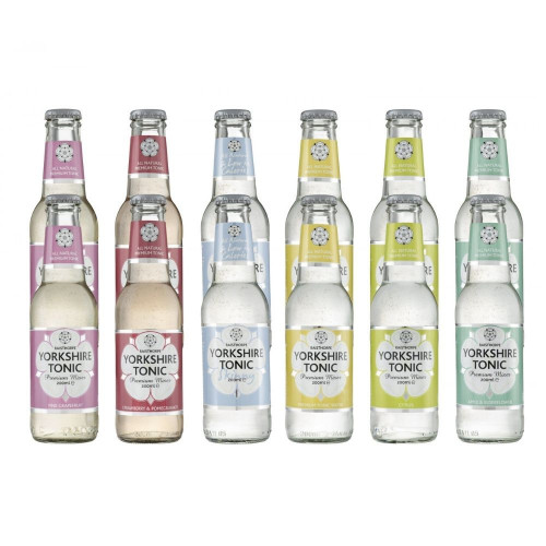 A selection of 12 flavoured and non flavoured tonic waters from Raisthorpe Manor.