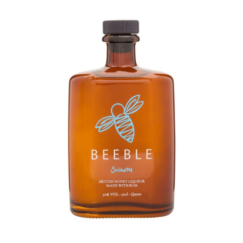 A bottle of Beeble British Honey Rum 50cl