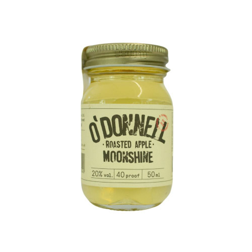 White background image of the O'Donnell Roasted Apple Moonshine 5cl