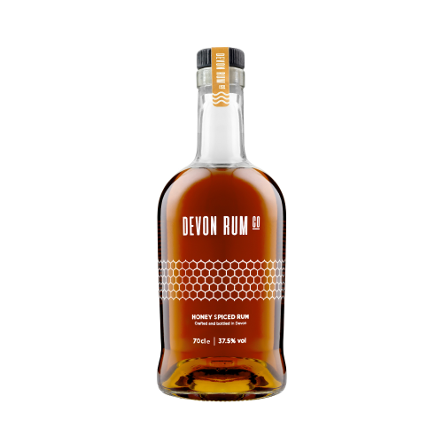 70cl bottle of Honey Spiced Rum by the Devon Rum Co.
