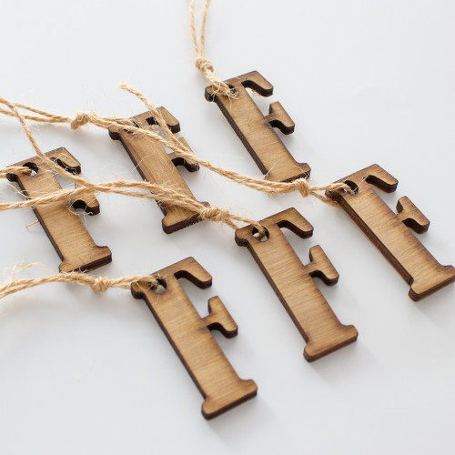 F Gift Topper 6 Pack Available to purchase from The Chuckling Cheese Company