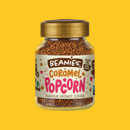 Beanies Caramel Popcorn Instant Coffee - 50g