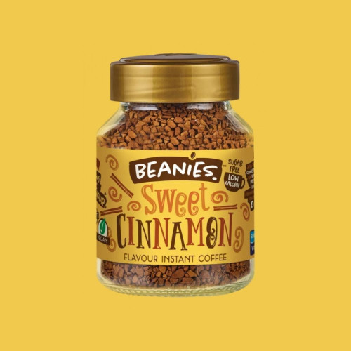 50g Jar of Beanies Sweet Cinnamon Flavoured Instant Coffee
