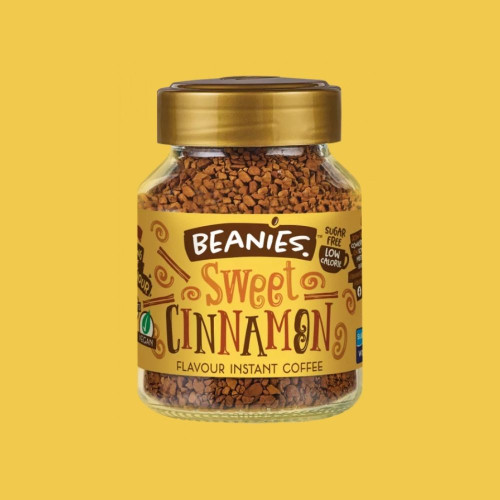 50g Jar of Beanies Sweet Cinnamon Flavoured Instant Coffee