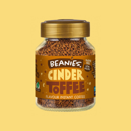 Beanies Cinder Toffee Instant Coffee - 50g