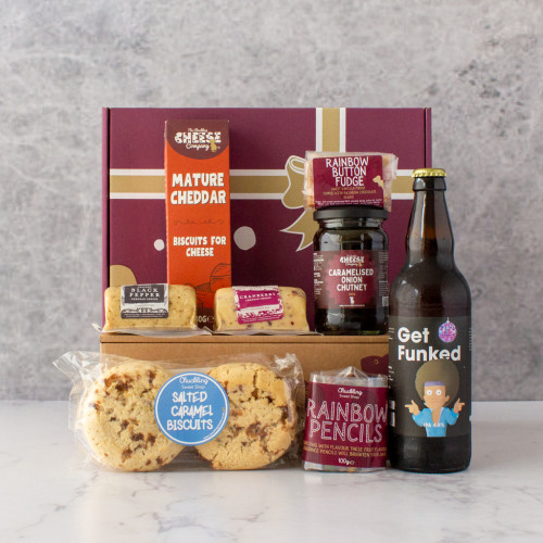 Grey background image of the Birthday Hamper