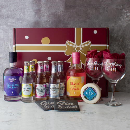 Chuckling Cheese XL Gin Hamper Available to purchase from The Chuckling Cheese Company