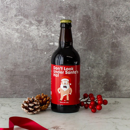 An image of the Don't Look under Santas Hat Beer