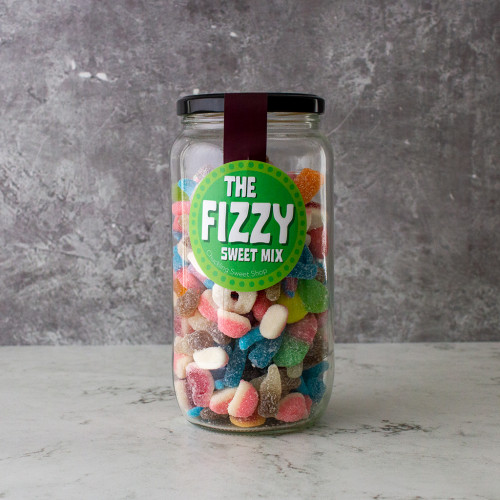 A delightful assortment of fizzy sweets with our Sweet Gifts Jar. Perfect for treating loved ones to a burst of flavour!