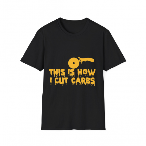 This is How I Cut Carbs T-shirt in Black