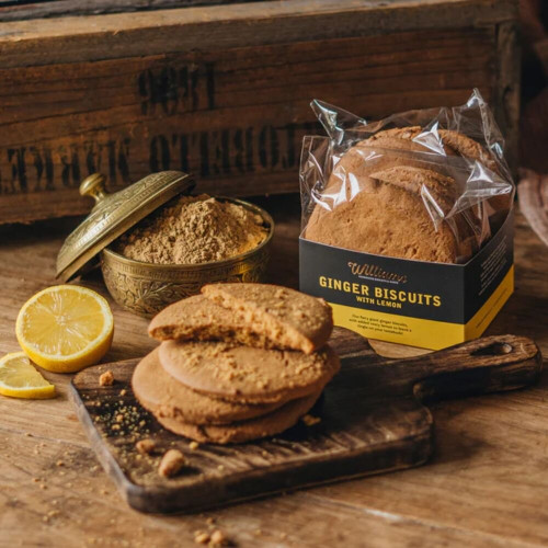 Scrumptious Ginger & Lemon Biscuits