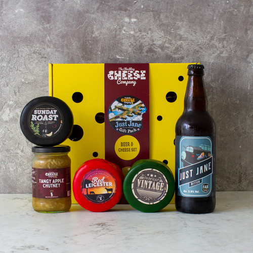 Just Jane Beer Gift Box Available to Shop At The Chuckling Cheese Company
