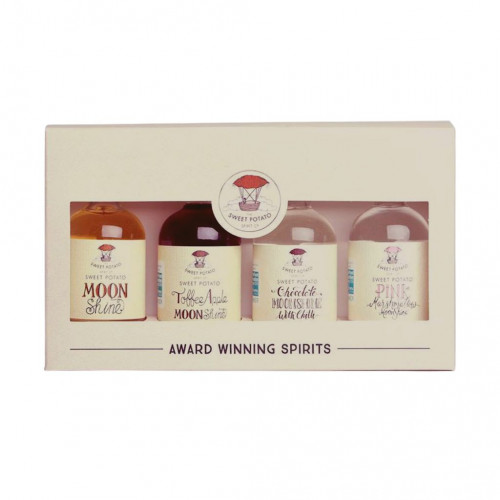 White background product image of a Sweet Potato Moonshine Gift Set