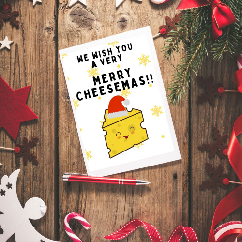 Merry Cheesemas! Christmas Card