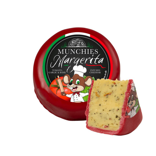 Munchie's Margherita Cheese Truckle - Cut Open (200g)