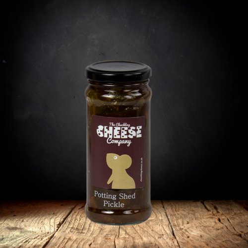Potting Shed Pickle Available at The Chuckling Cheese Company