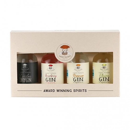White background image of the Sweet Potato Mini Gin Gift Set