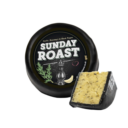 Sunday Roast Cheese Truckle - Cut Open (200g)