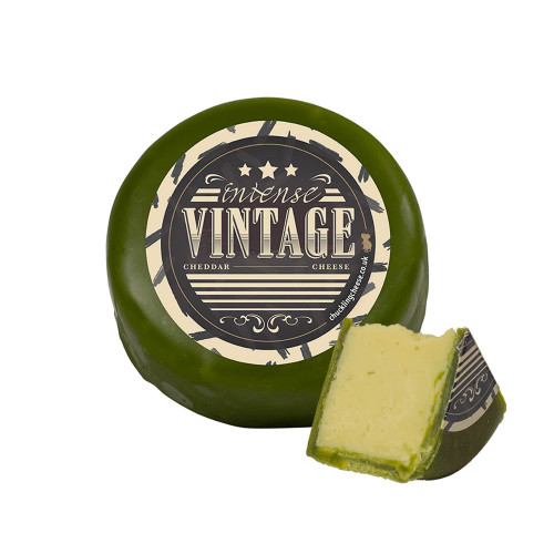 Vintage Extra Mature Cheese Truckle - Cut Open (200g)