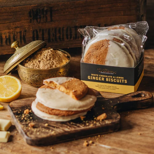 William’s! White Chocolate & Lemon Ginger Biscuits