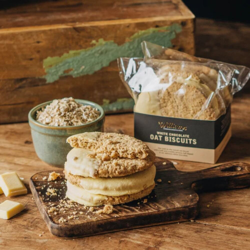 Luxury Oat & White Chocolate Biscuits