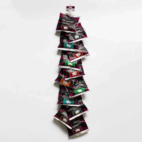 Trade Mixed Clip Strip Pork Scratchings for Wholesale Customers from The Chuckling Cheese Company