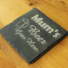 Mum's Beer Goes Here! Engraved Slate Coaster