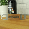 No 1 Uncle Engraved Bar Blade