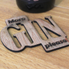 More Gin Please Wooden Coaster