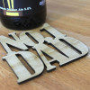 No.1 Dad! Wooden Coaster