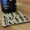 “No.1 Uncle” Laser Cut Wooden Beer Coaster