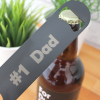 Hashtag #1 Dad Engraved Metal Bar Blade