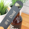 Hashtag #1 Dad Engraved Metal Bar Blade