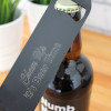 Cheer up, It’s Beer Time Engraved Metal Bar Blade