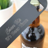 Cheer up, It’s Beer Time Engraved Metal Bar Blade