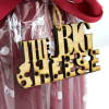 Wooden ‘THE BIG CHEESE’ Oak Gift Wrap Topper - 6 Pack