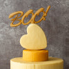 Boo! Halloween Wooden Cake Topper